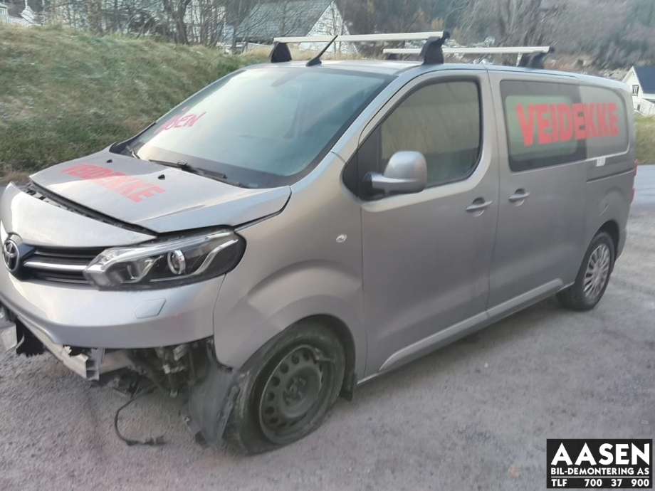 Toyota Proace 2016-->> (Type II) , Motorkode: AH01, Girkassekode: 