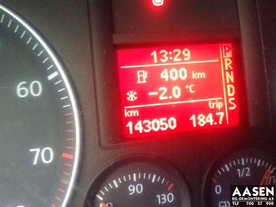 VW Golf, Plus/Cross 2005-2009 (Fase 1) , Motorkode: BSE, Girkassekode: HTN
