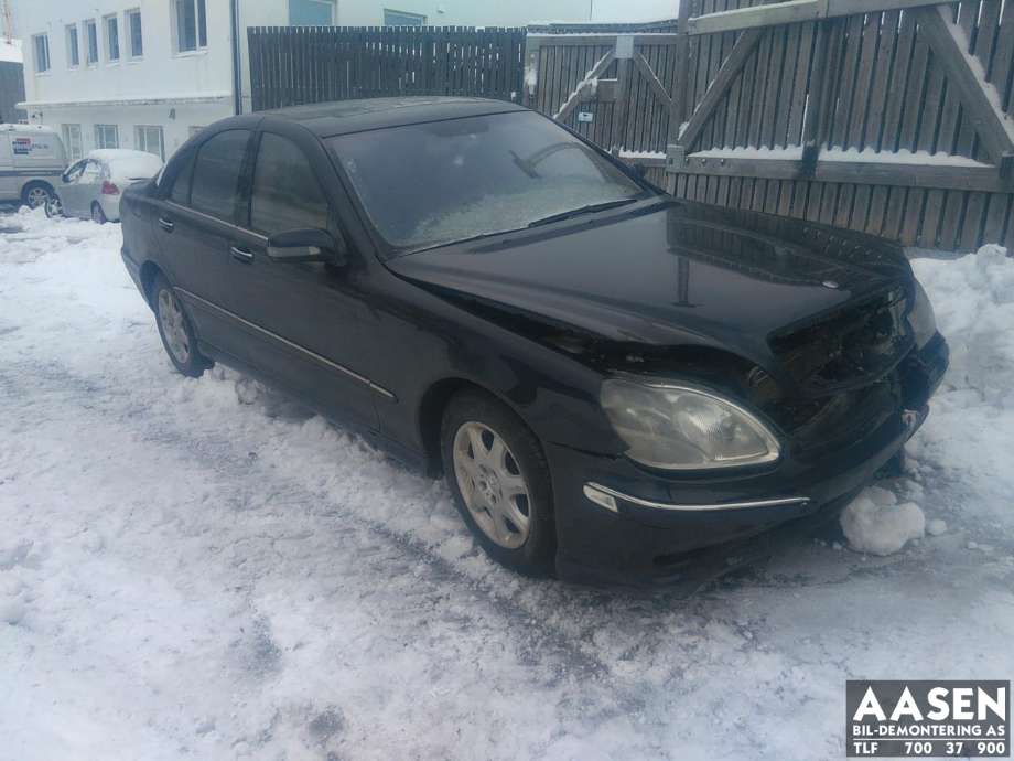 Mercedes S-Klasse 1999-2005 (W220) (W220), Motorkode: 11394130226873, Girkassekode: 722632