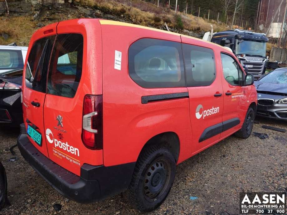 Peugeot Partner 2019-->> (Type III) , Motorkode: YH01, Girkassekode: 