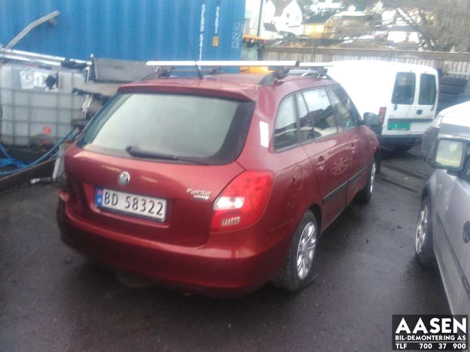 Škoda Fabia 2007-2010 (Type II, Fase 1) , Motorkode: BZG, Girkassekode: JUS