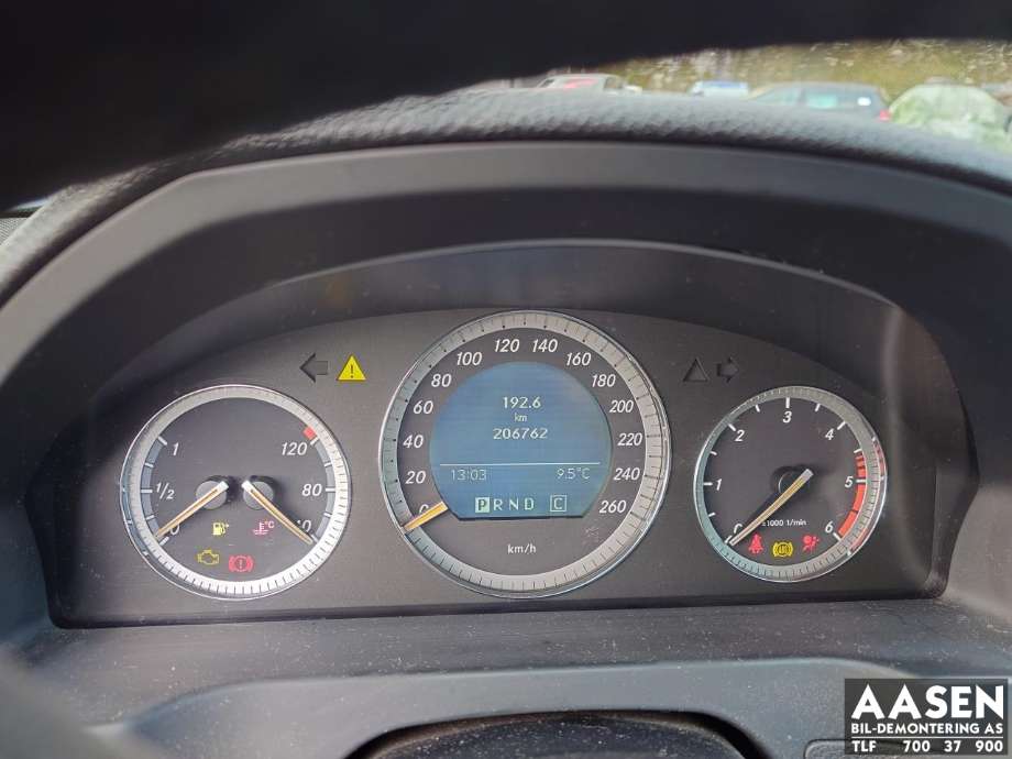 Mercedes C-Klasse 2007-2011 (Fase 1) (W204) (W204), Motorkode: 646811, Girkassekode: 722699