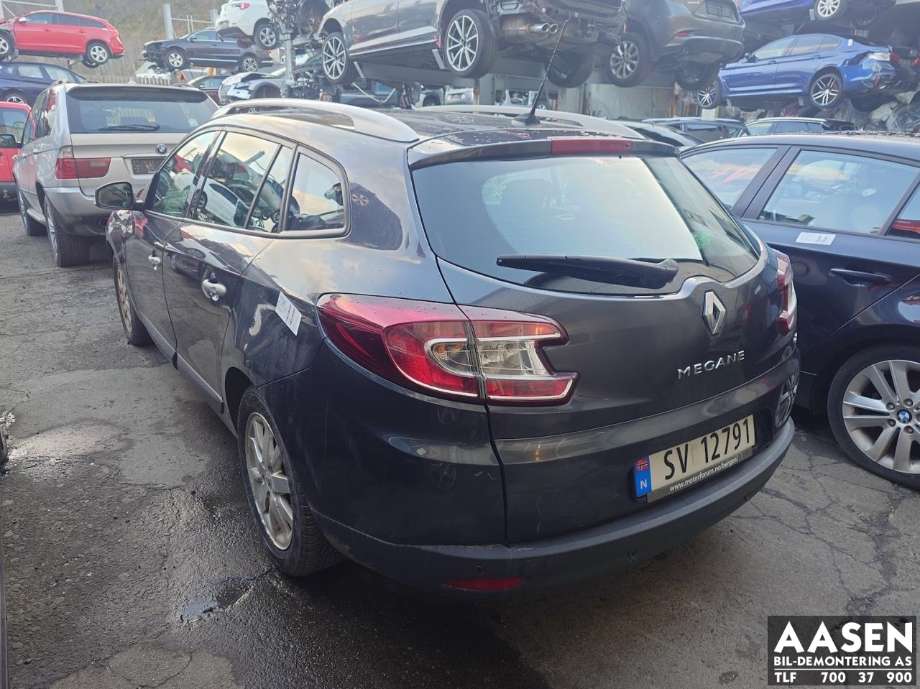 Renault Megane 2009-2016 Type III , Motorkode: K9K N8, Girkassekode: DC4