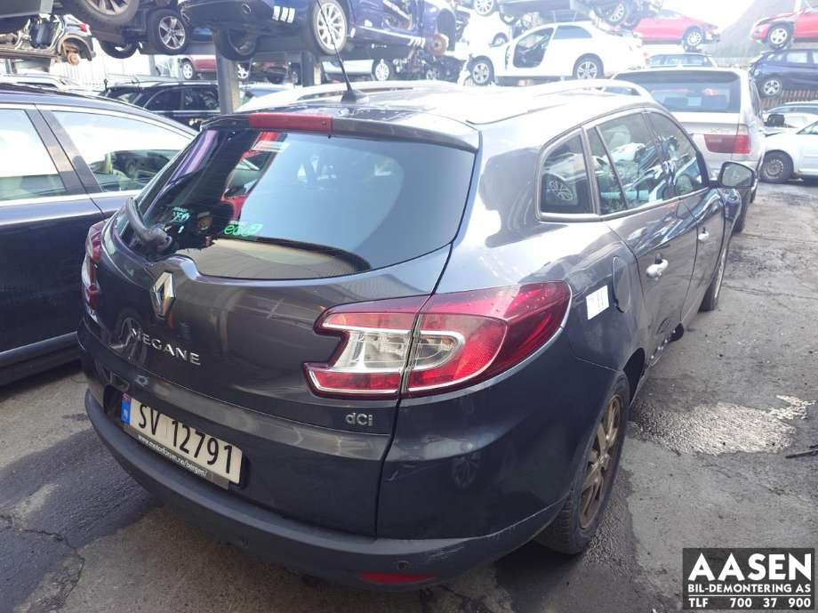 Renault Megane 2009-2016 Type III , Motorkode: K9K N8, Girkassekode: DC4