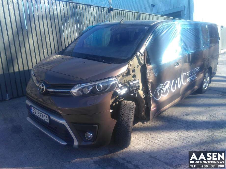 Toyota Proace 2016-->> (Type II) , Motorkode: AH01, Girkassekode: 