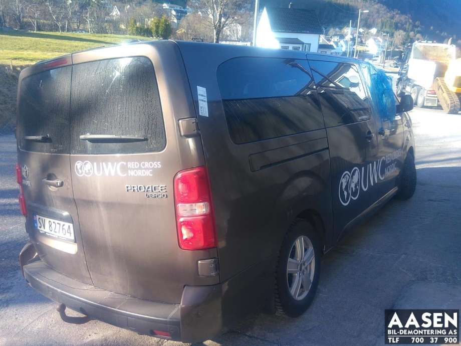 Toyota Proace 2016-->> (Type II) , Motorkode: AH01, Girkassekode: 