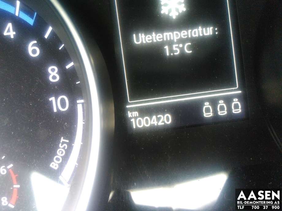VW Golf VII 2012-2017 (Fase 1) , Motorkode: CUK, Girkassekode: 