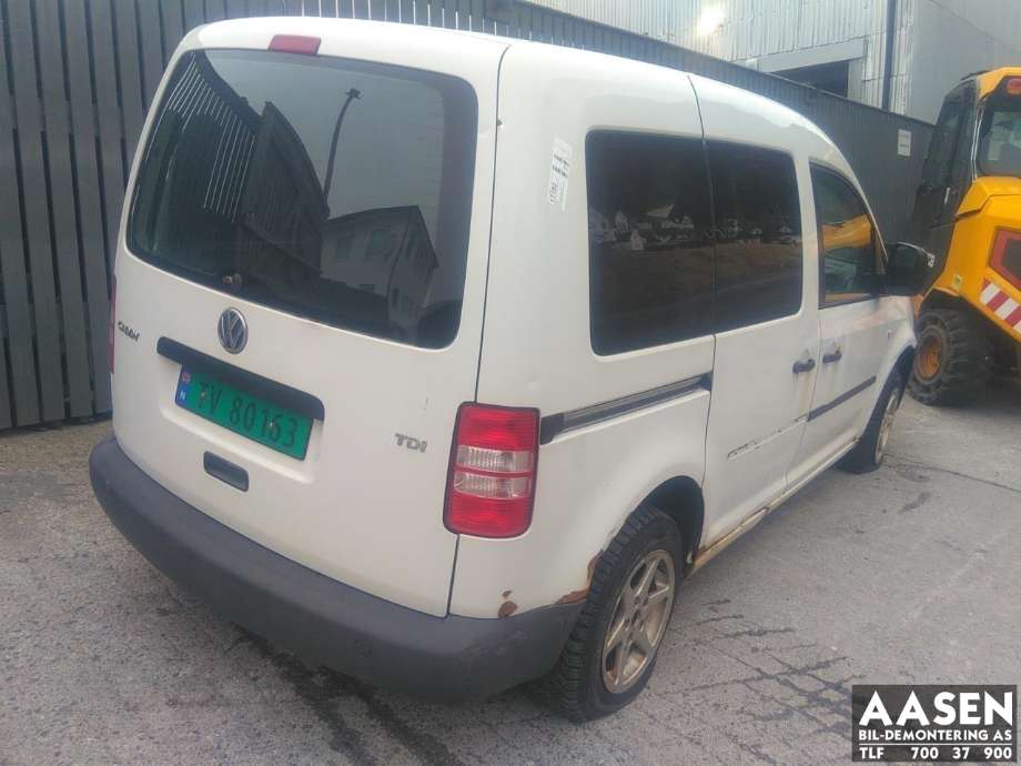 VW Caddy 2010-2015 (Type III, Fase 2) , Motorkode: CAY, Girkassekode: 