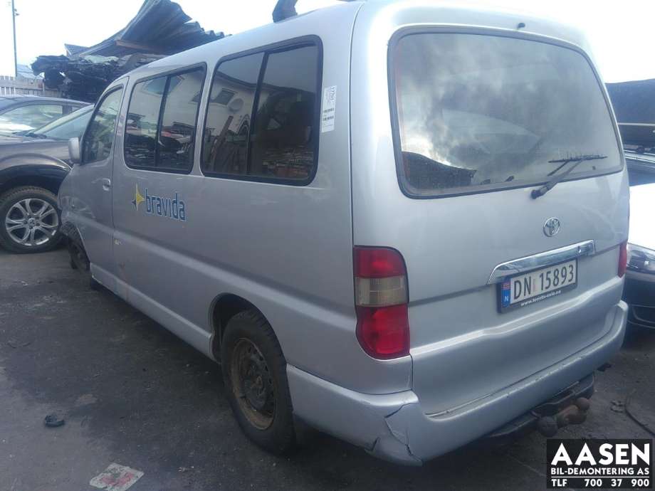 Toyota Hiace 2007-2012 (Fase 3) , Motorkode: 2KD-FTV, Girkassekode: 