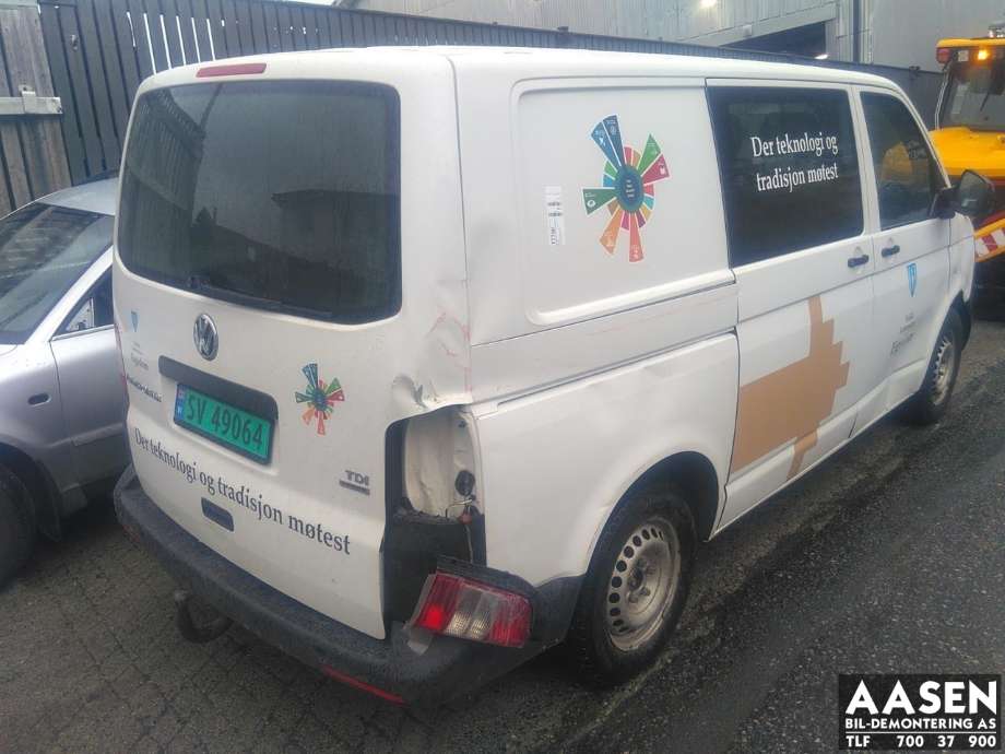 VW Transporter / Caravelle 2009-2015 (Fase 2) (T5) (T5), Motorkode: CAA, Girkassekode: 