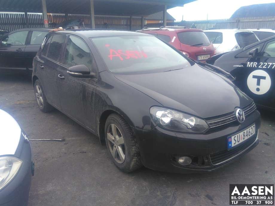 VW Golf VI 2008-2012 , Motorkode: CAY, Girkassekode: LHW