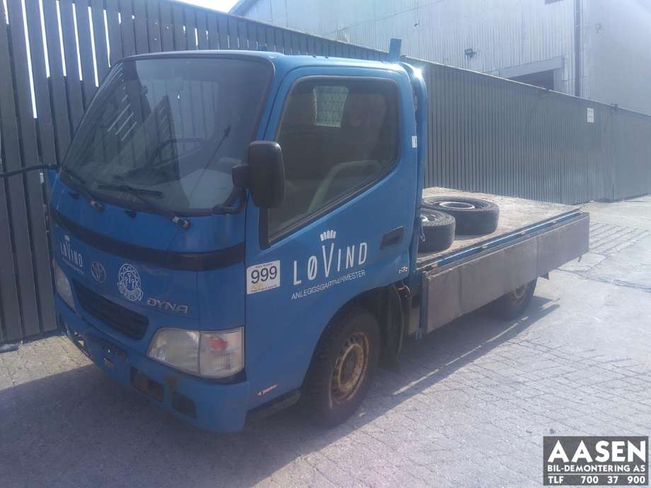 Toyota Dyna 250 1975-->> , Motorkode: 2KD-FTV, Girkassekode: 