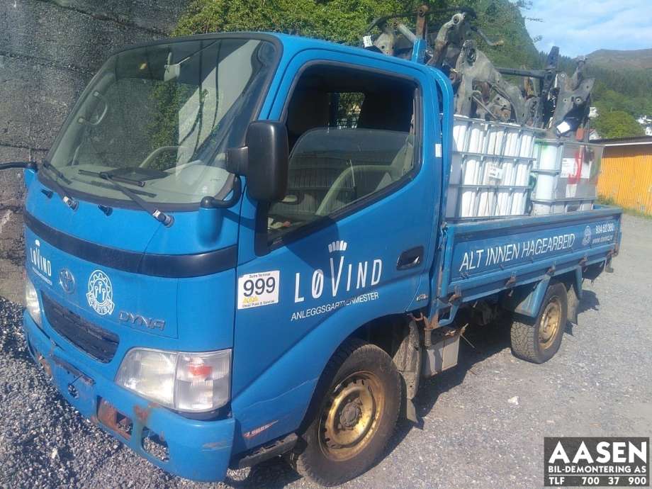 Toyota Dyna 250 1975-->> , Motorkode: 2KD-FTV, Girkassekode: 