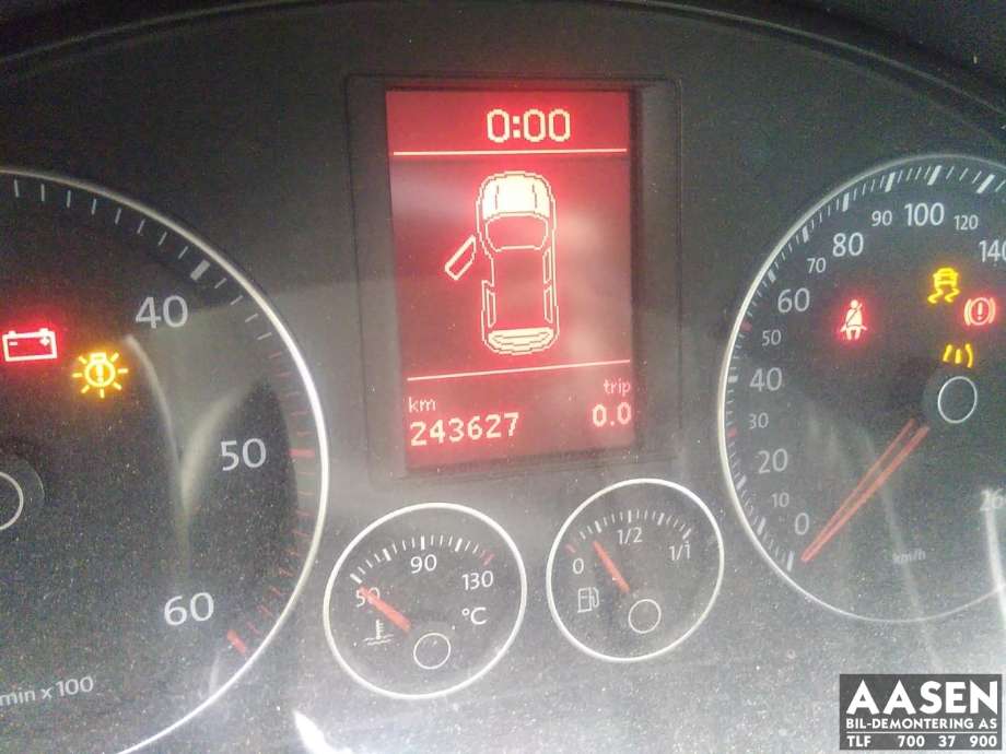 VW Golf V, STV 2007-2010 (JETTA) (JETTA), Motorkode: BLS, Girkassekode: 