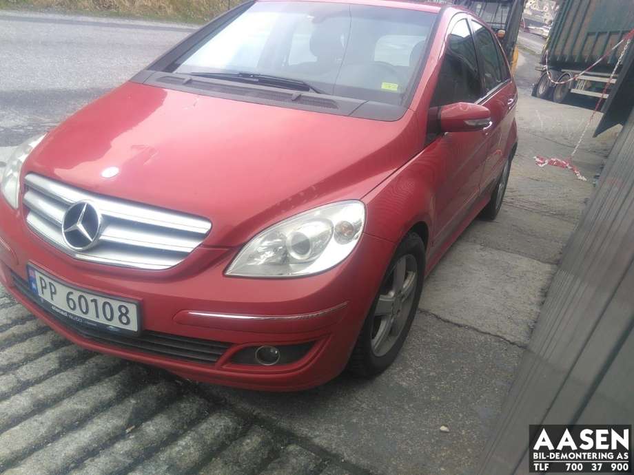 Mercedes B-Klasse 2005-2008 (Fase 1) (W245) (W245), Motorkode: 640940, Girkassekode: 71164000069379