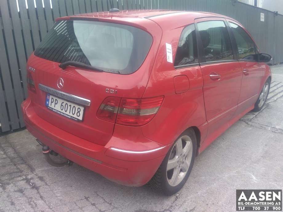 Mercedes B-Klasse 2005-2008 (Fase 1) (W245) (W245), Motorkode: 640940, Girkassekode: 71164000069379