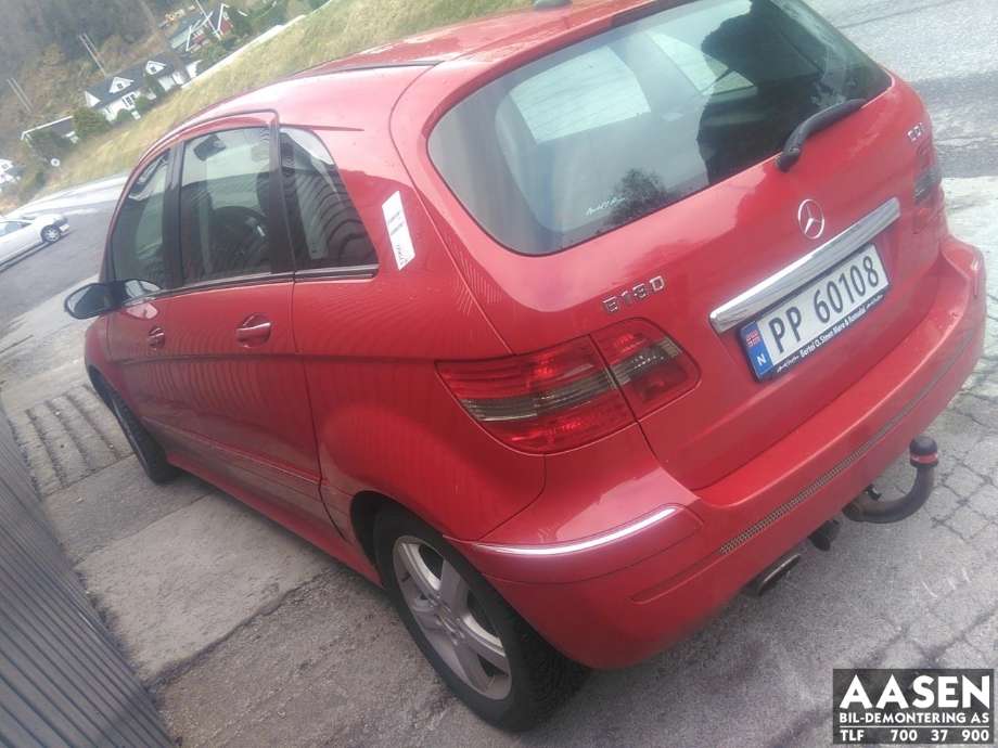 Mercedes B-Klasse 2005-2008 (Fase 1) (W245) (W245), Motorkode: 640940, Girkassekode: 71164000069379