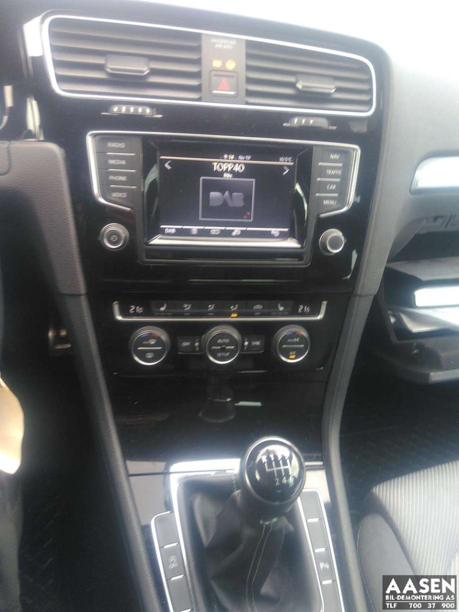 VW Golf VII 2012-2017 (Fase 1) , Motorkode: CXSA, Girkassekode: MYF