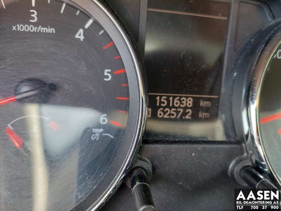 Nissan Qashqai 2010-2014 (Type I, Fase 2) , Motorkode: K9K, Girkassekode: 