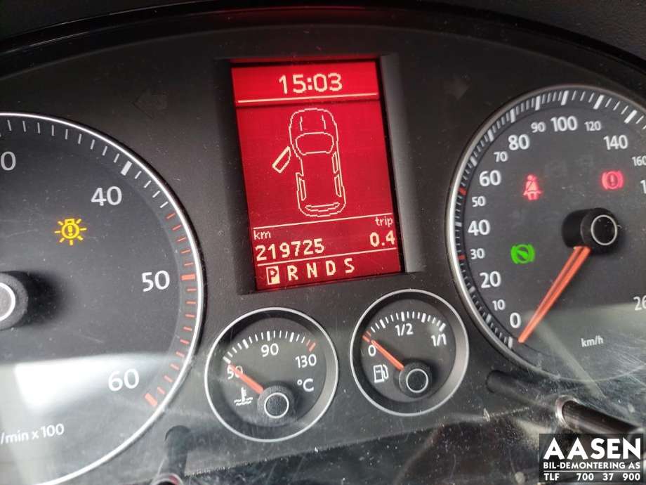 VW Touran 2007-2010 (Type I, Fase 2) , Motorkode: BLS, Girkassekode: LKF