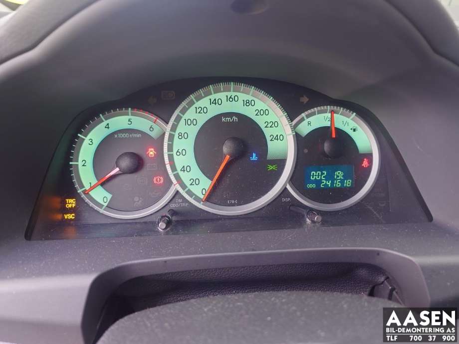 Toyota Verso 2004-2009 (Type II) , Motorkode: 2AD-FTV, Girkassekode: 