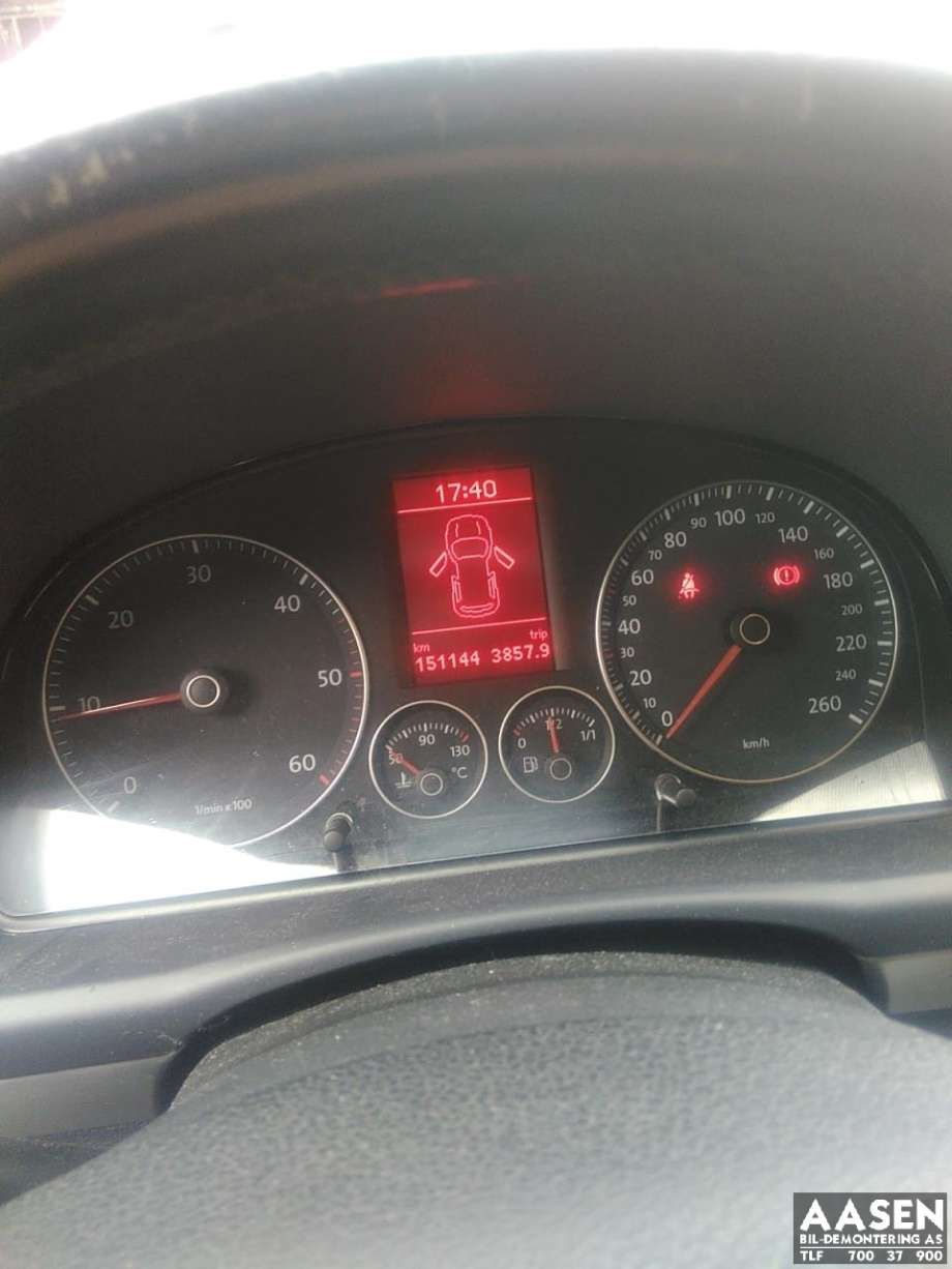 VW Touran 2007-2010 (Type I, Fase 2) , Motorkode: BLS, Girkassekode: JYK