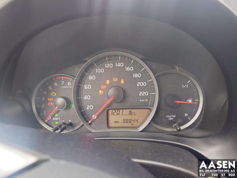 Toyota Yaris 2012-2014 (Type III, Fase 1) , Motorkode: 1NR-FE, Girkassekode: 