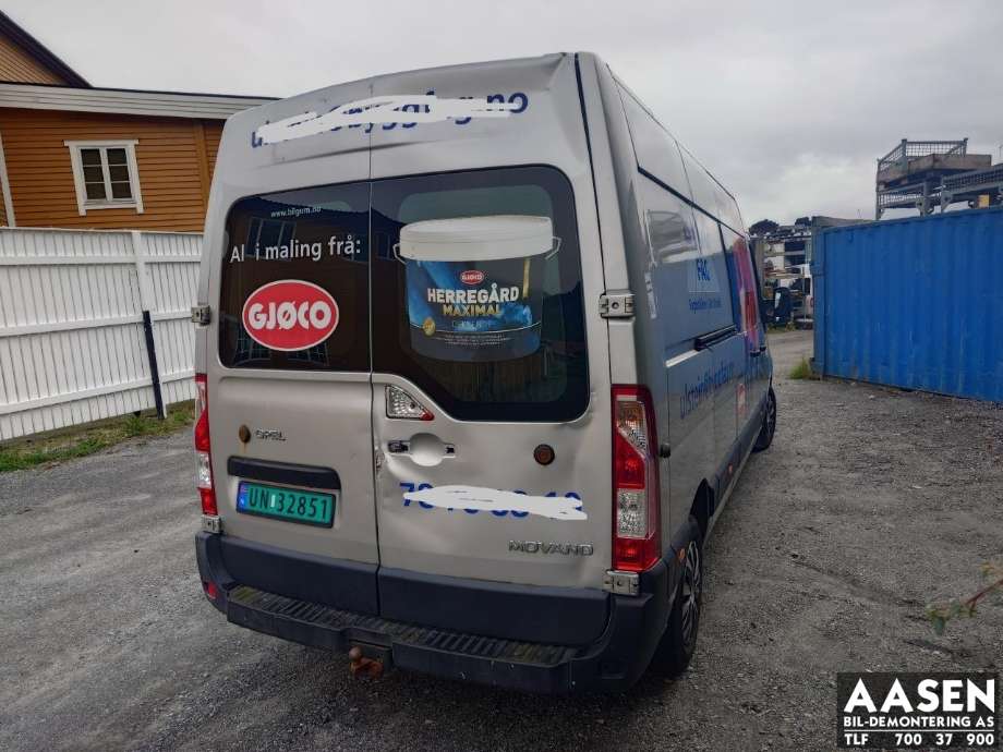 Opel Movano 2010-->> , Motorkode: M9T B6, Girkassekode: 