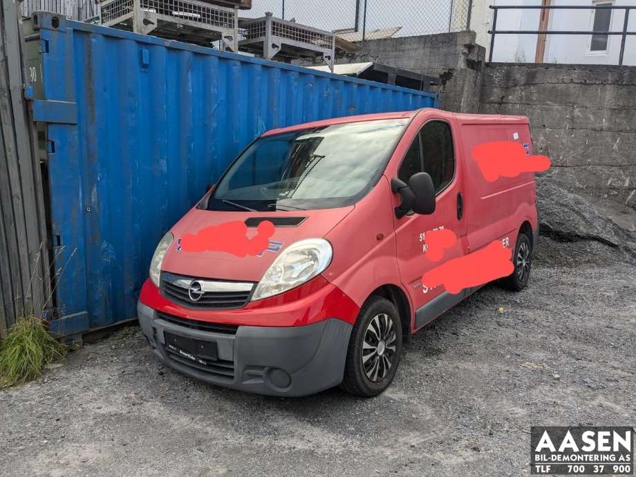 Opel Vivaro A 2006-2014 , Motorkode: M9R A6, Girkassekode: M73