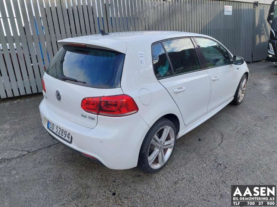 VW Golf VI 2008-2012 , Motorkode: CFFB, Girkassekode: LHD