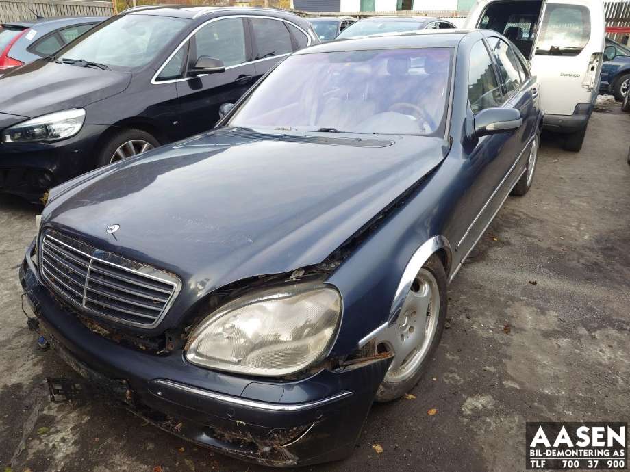 Mercedes S-Klasse 1999-2005 (W220) (W220), Motorkode: OM613.960, Girkassekode: 72262601