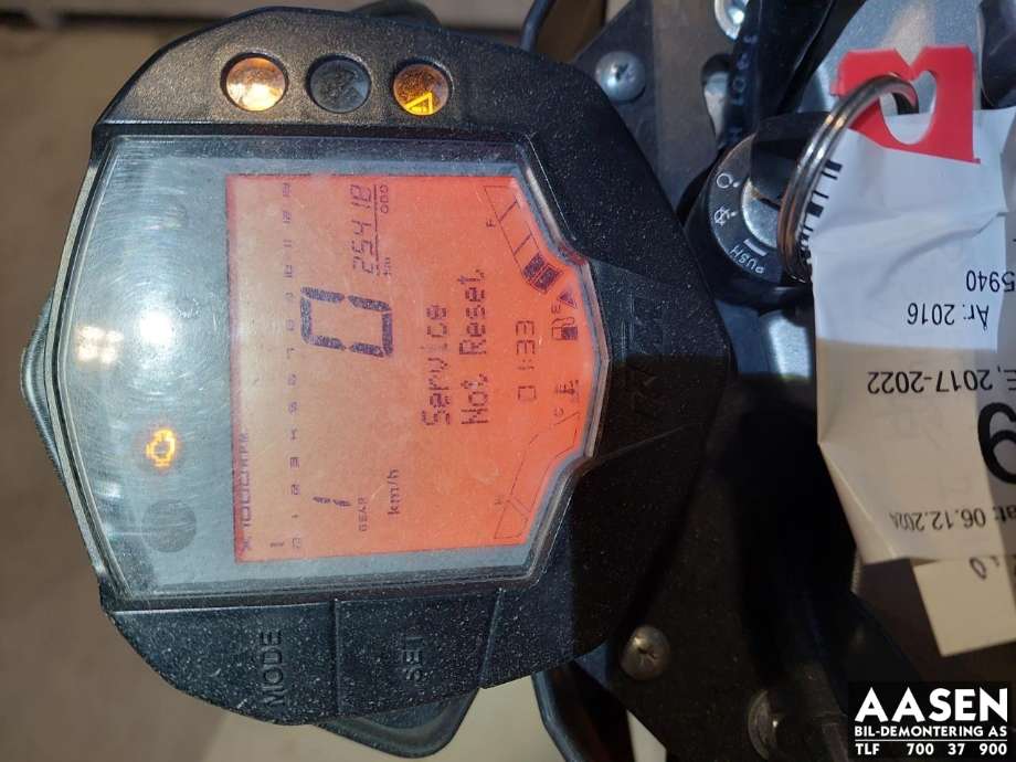 MC KTM 125 Duke 2011-2016 , Motorkode: 901, Girkassekode: 