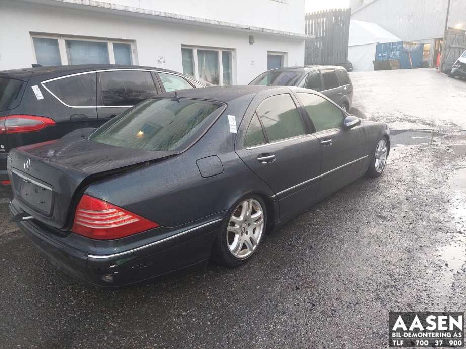 Mercedes S-Klasse 1999-2005 (W220) (W220), Motorkode: M112.972, Girkassekode: 722644