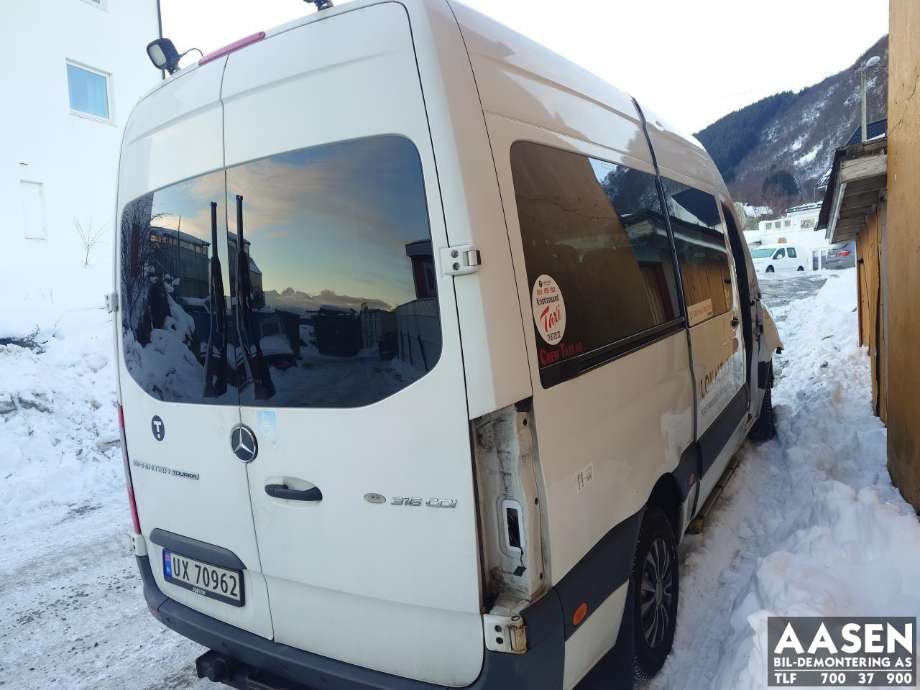 Mercedes Sprinter 2018-->> (907/910) (907/910), Motorkode: 651 958, Girkassekode: 