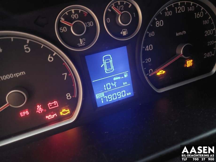 Hyundai i30 2007-2012 (Type I) , Motorkode: G4FC-GL, Girkassekode: 