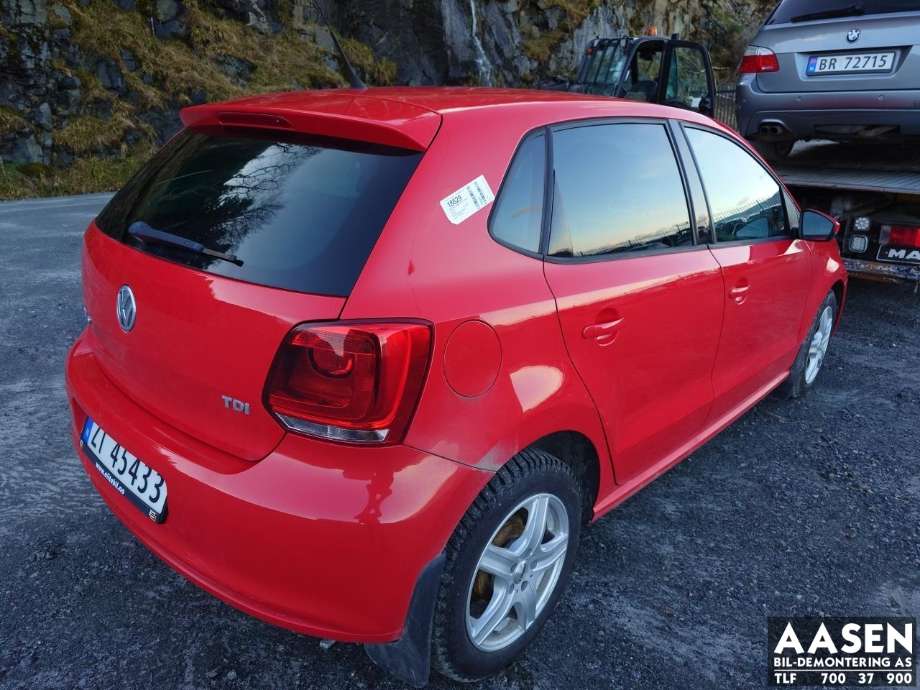VW Polo 2009-2014 (Type V, Fase 1) , Motorkode: CAYA, Girkassekode: KFK