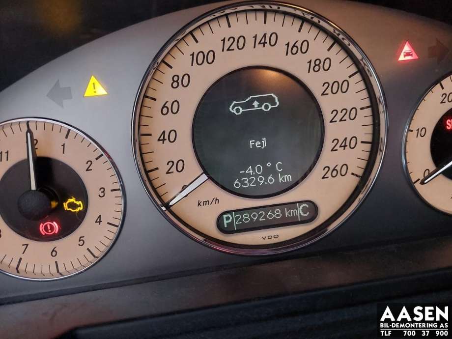 Mercedes E-Klasse 2006-2009 (Fase 2) (W211) (W211), Motorkode: 646821, Girkassekode: 