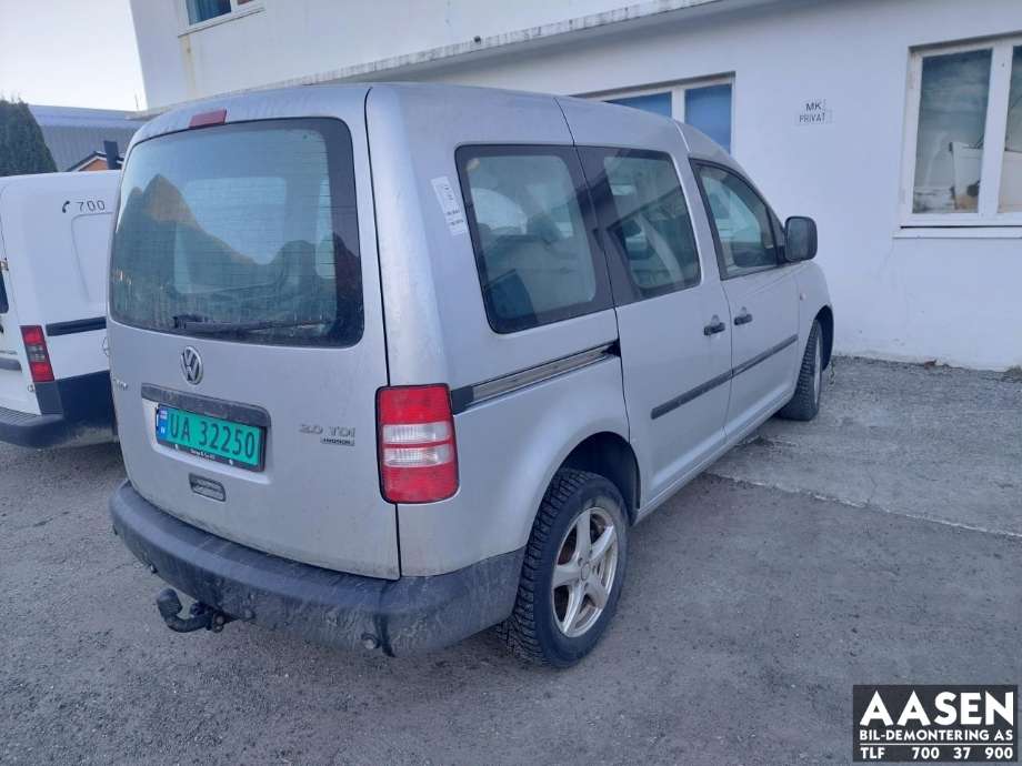 VW Caddy 2010-2015 (Type III, Fase 2) , Motorkode: CFHF, Girkassekode: NFQ