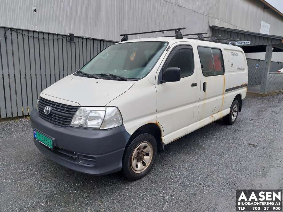 Toyota Hiace 2007-2012 (Fase 3) , Motorkode: 2KD-FTV, Girkassekode: 