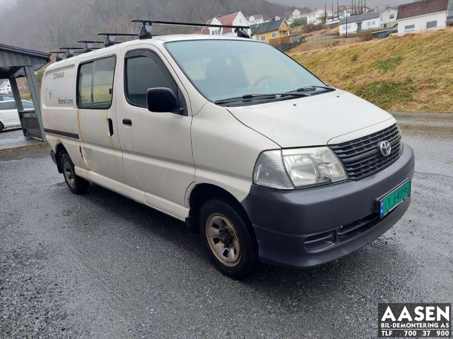 Toyota Hiace 2007-2012 (Fase 3) , Motorkode: 2KD-FTV, Girkassekode: 
