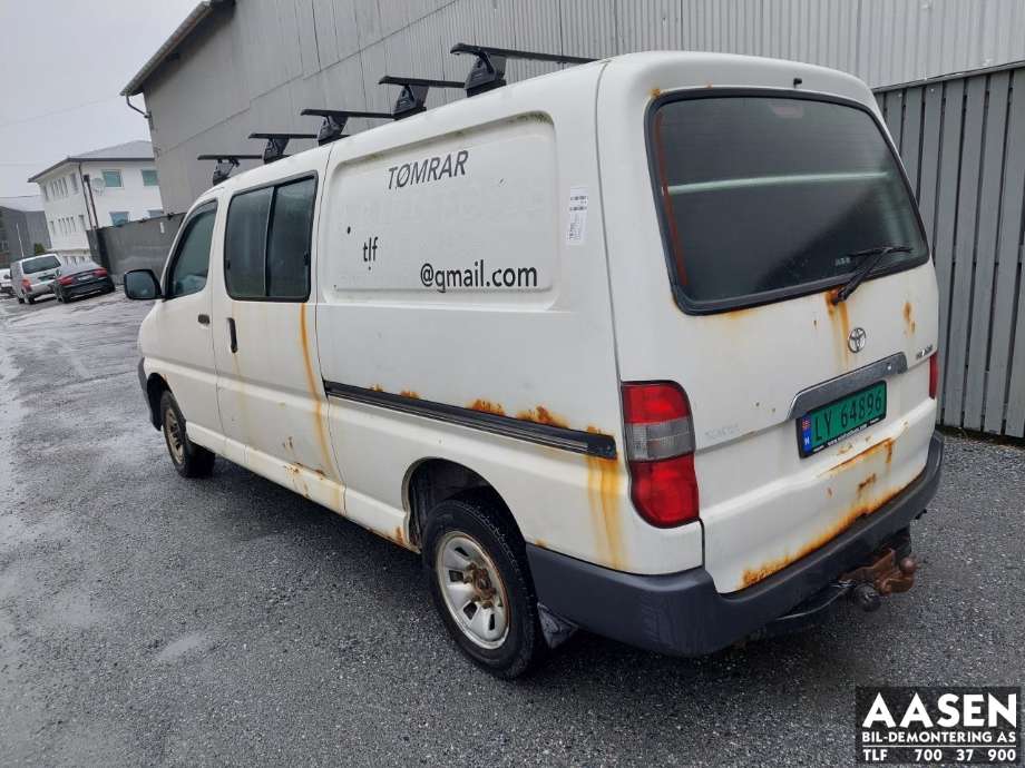 Toyota Hiace 2007-2012 (Fase 3) , Motorkode: 2KD-FTV, Girkassekode: 