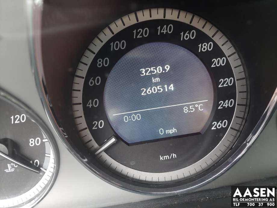 Mercedes C-Klasse 2007-2011 (Fase 1) (W204) (W204), Motorkode: 651913, Girkassekode: 