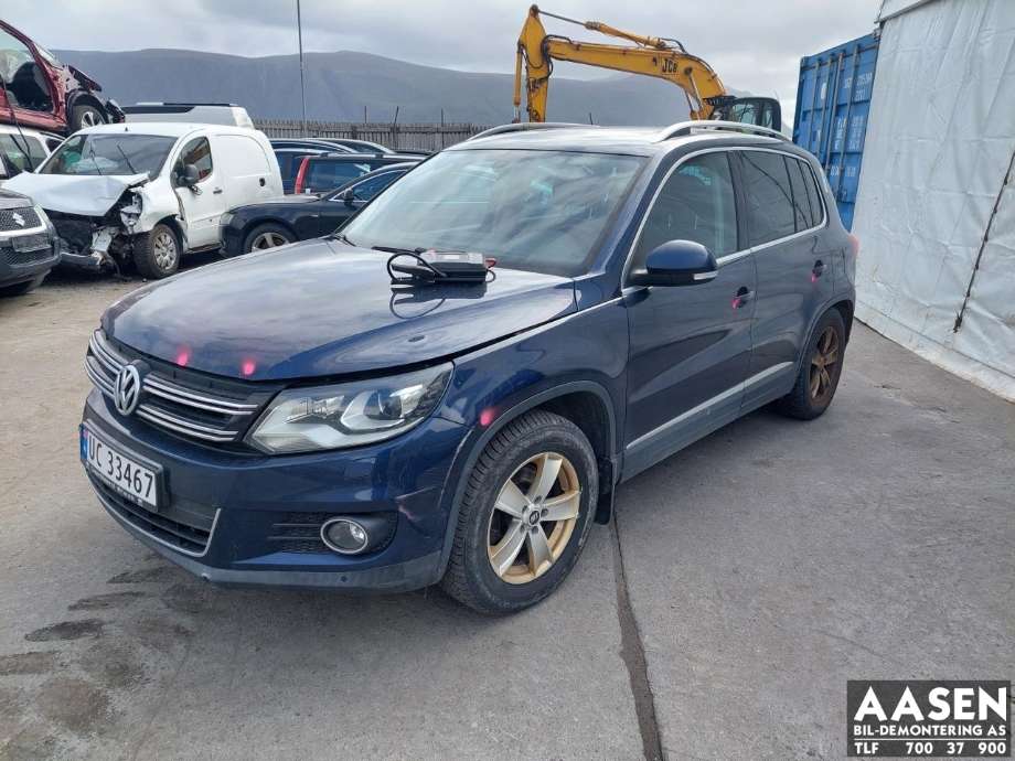 VW Tiguan 2011-2016 (Type I, Fase 2) , Motorkode: CFFB, Girkassekode: MYG