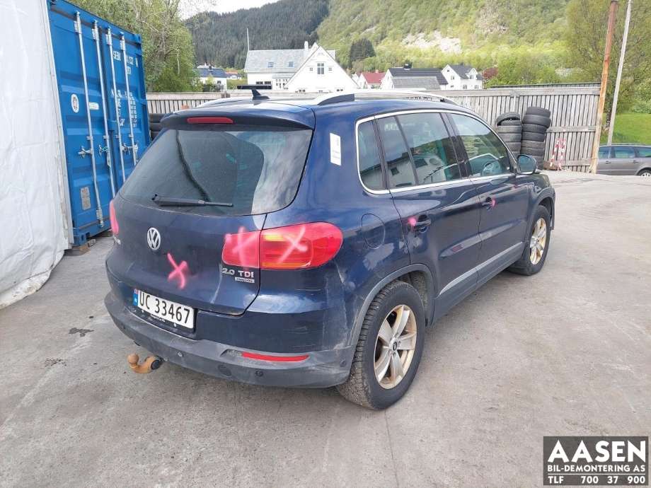 VW Tiguan 2011-2016 (Type I, Fase 2) , Motorkode: CFFB, Girkassekode: MYG