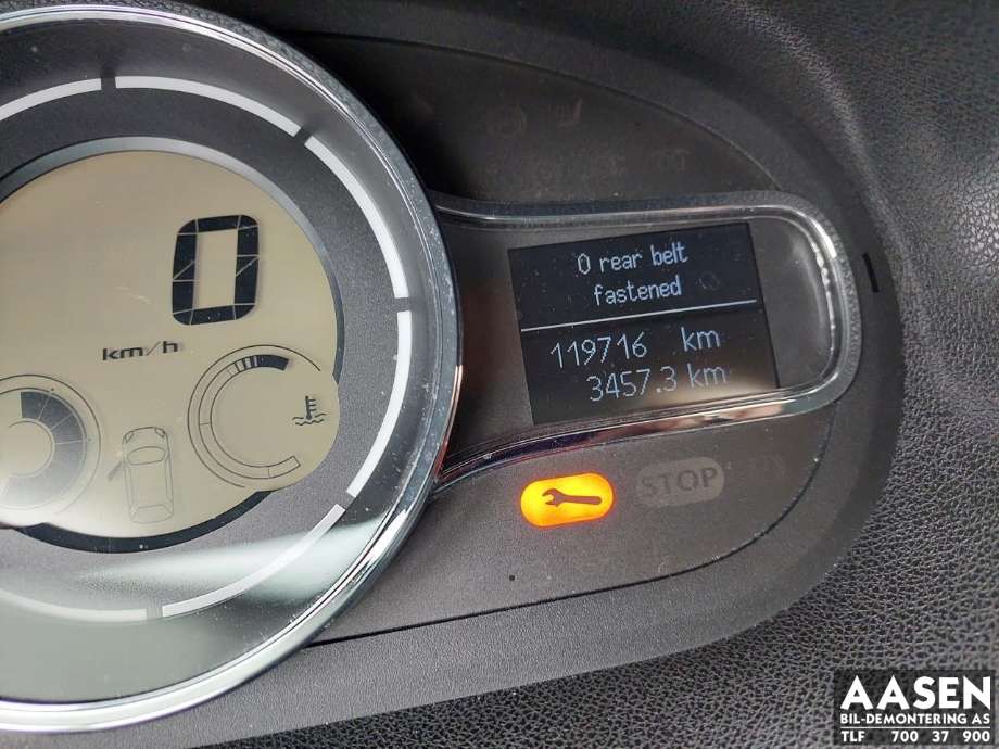 Renault Megane 2009-2016 Type III , Motorkode: K9K H8, Girkassekode: 