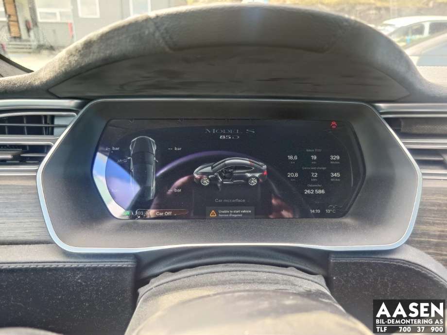 Tesla Model S 2013-2016 (Fase 1) , Motorkode: L2S, Girkassekode: 