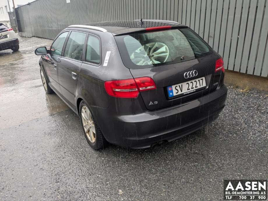 Audi A3 2009-2012 (Type II, Fase 2) , Motorkode: CAXC, Girkassekode: 