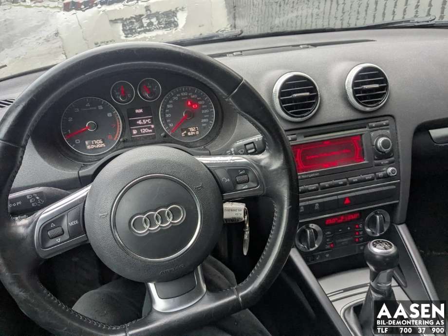 Audi A3 2009-2012 (Type II, Fase 2) , Motorkode: CAXC, Girkassekode: 