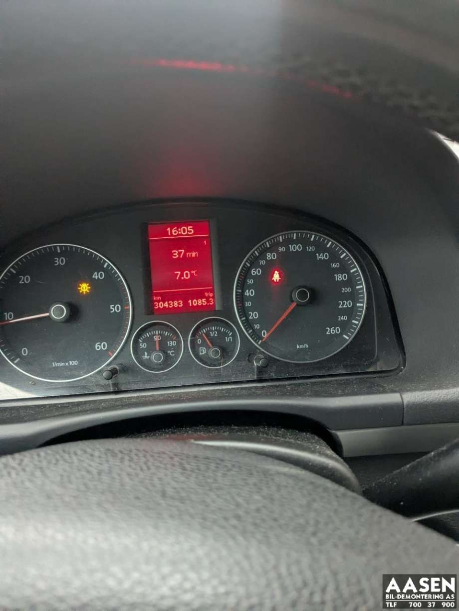 VW Touran 2007-2010 (Type I, Fase 2) , Motorkode: BMM, Girkassekode: 