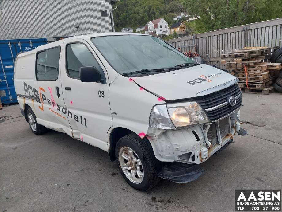 Toyota Hiace 2007-2012 (Fase 3) , Motorkode: 2KD-FTV, Girkassekode: 